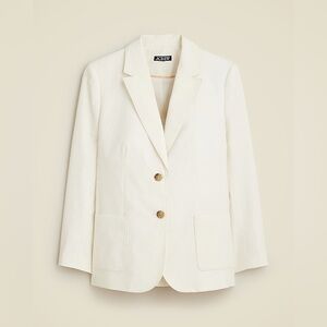 J.Crew Relaxed patch-pocket blazer in cotton blend